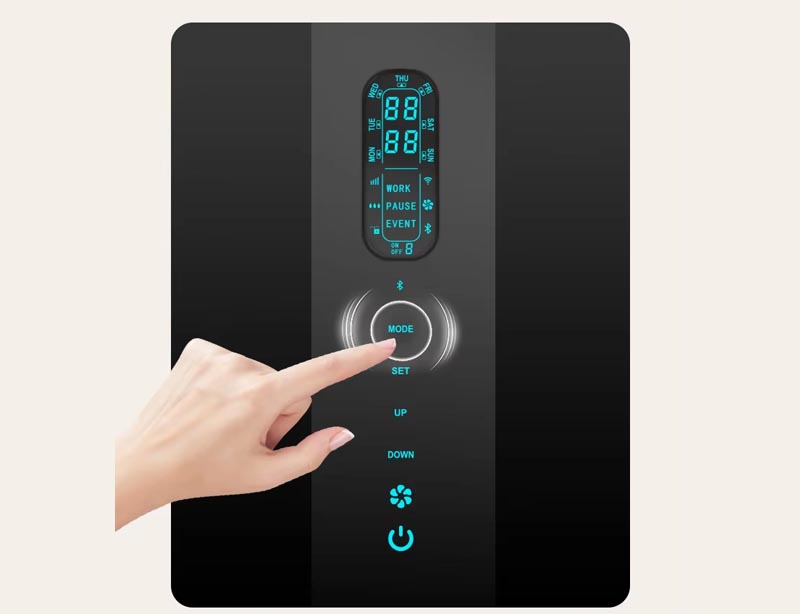 INTELLIGENT LCD SCREEN EQUIPPED WITH SENSITIVE TOUCH CONTROL KEYS