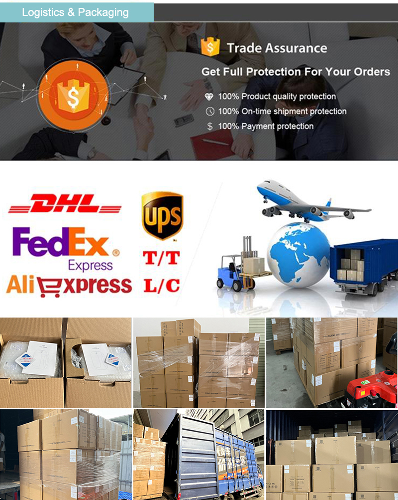 HVAC Waterless Oil Diffuser Packaging & Shipping