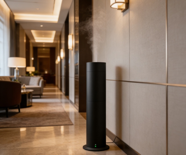 Applications of Commercial Aluminum Floor Standing Aroma Diffuser Tower HYS-1202 Applications of Commercial Aluminum Floor Standing Aroma Diffuser Tower HYS-1202